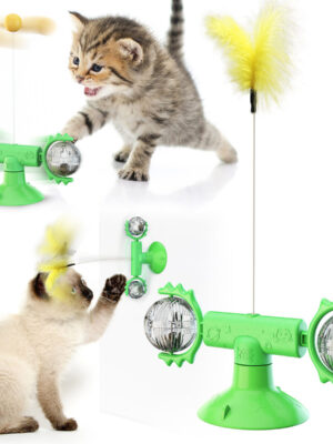 Cat Turntable Cat Windmill Toy Glowing Toy