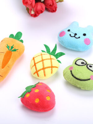 Cat toy cat mint fruit animal plush toy