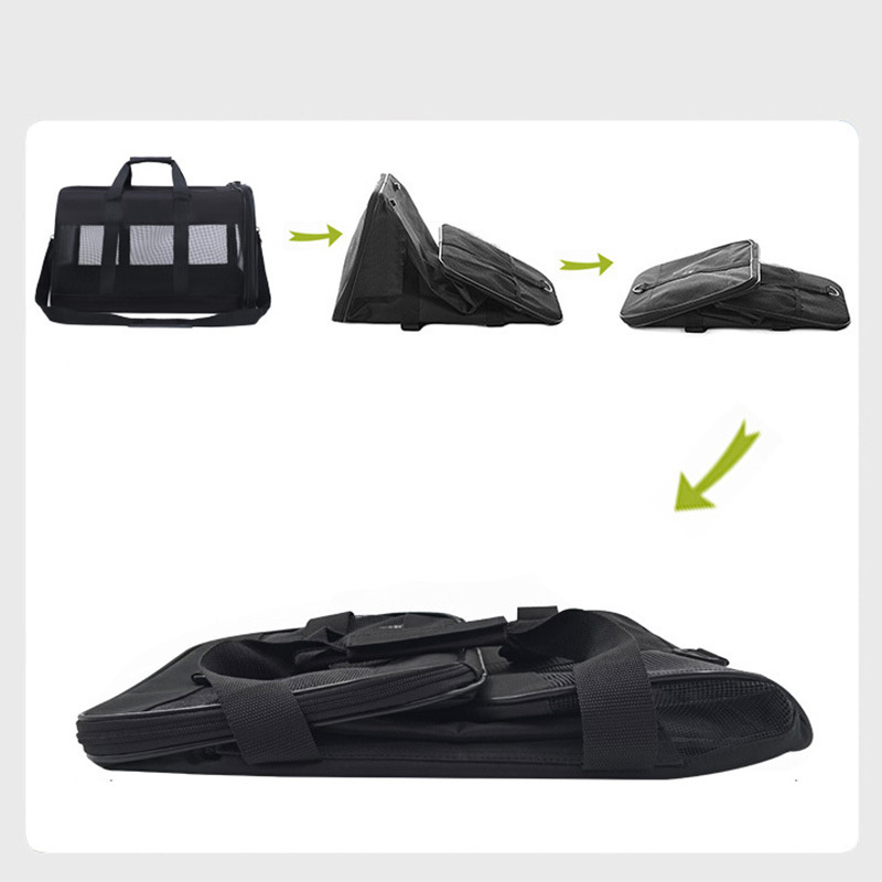 Dog Cat Carriers Bags Car Portable Transport Pet Bag Cage Portable Pet Foldable Outgoing Travel Breathable Pets Handbag - Image 4