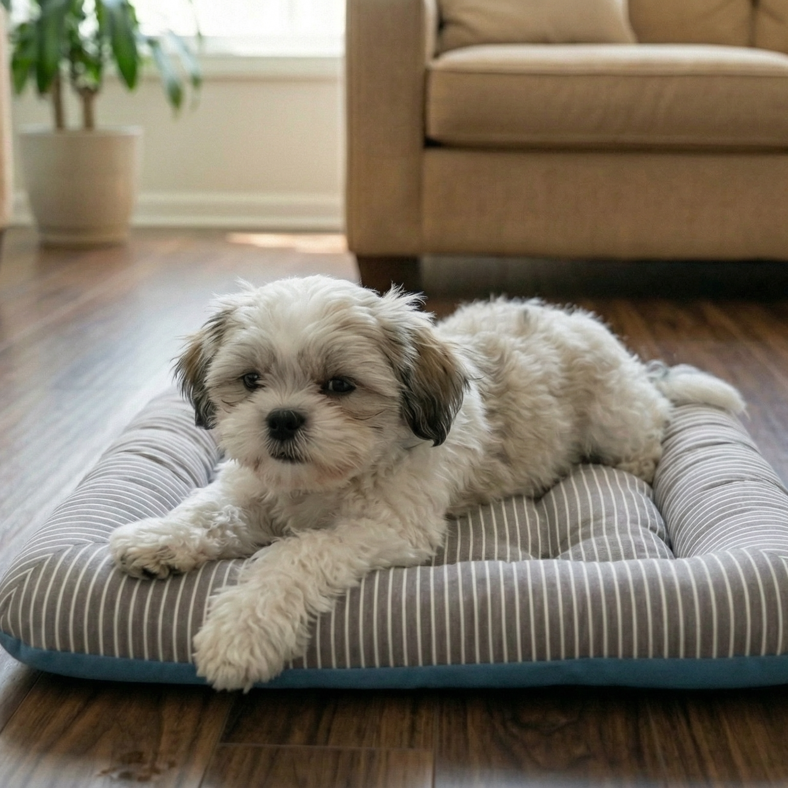 Cotton Plush Cushion Pet Bed