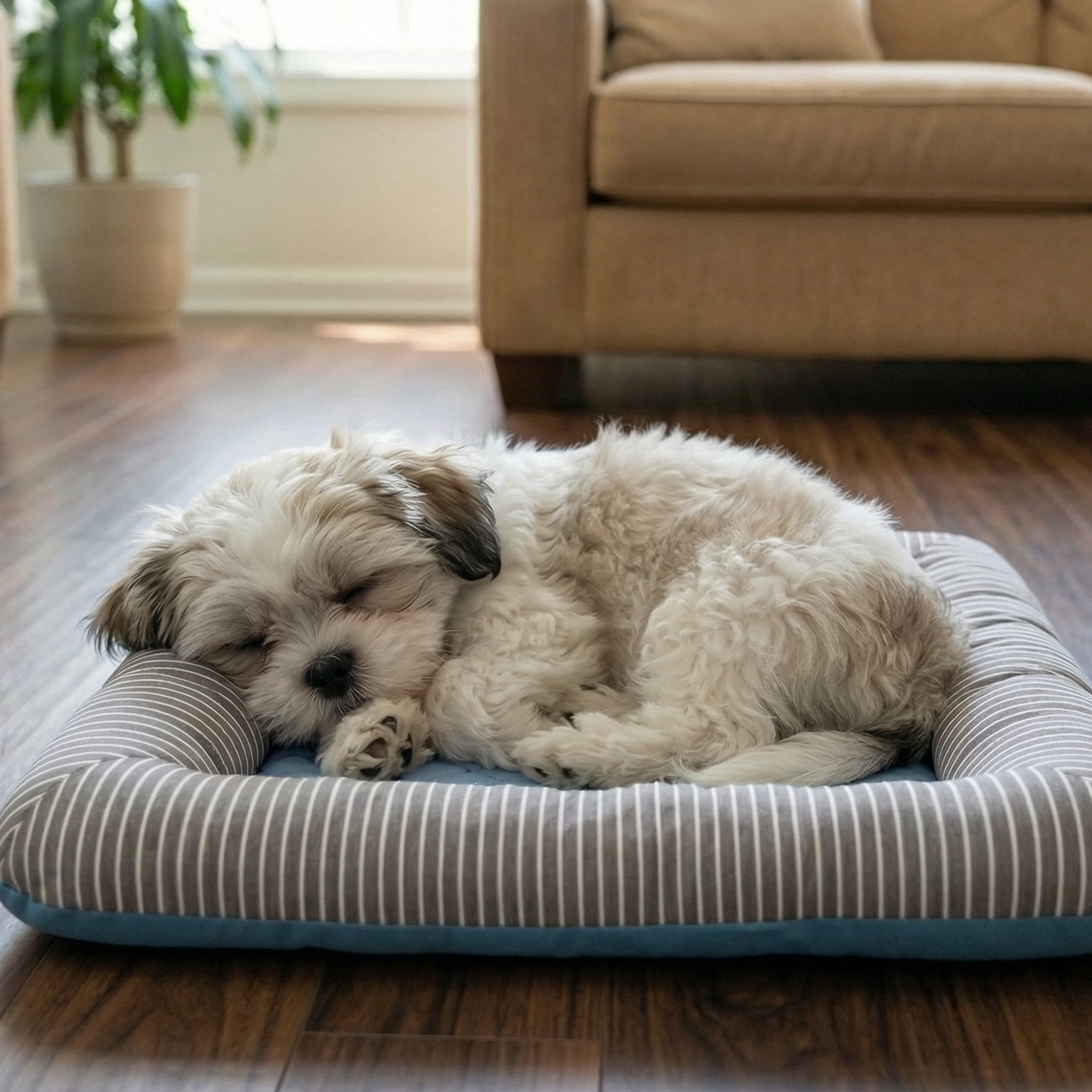 Cotton Plush Cushion Pet Bed