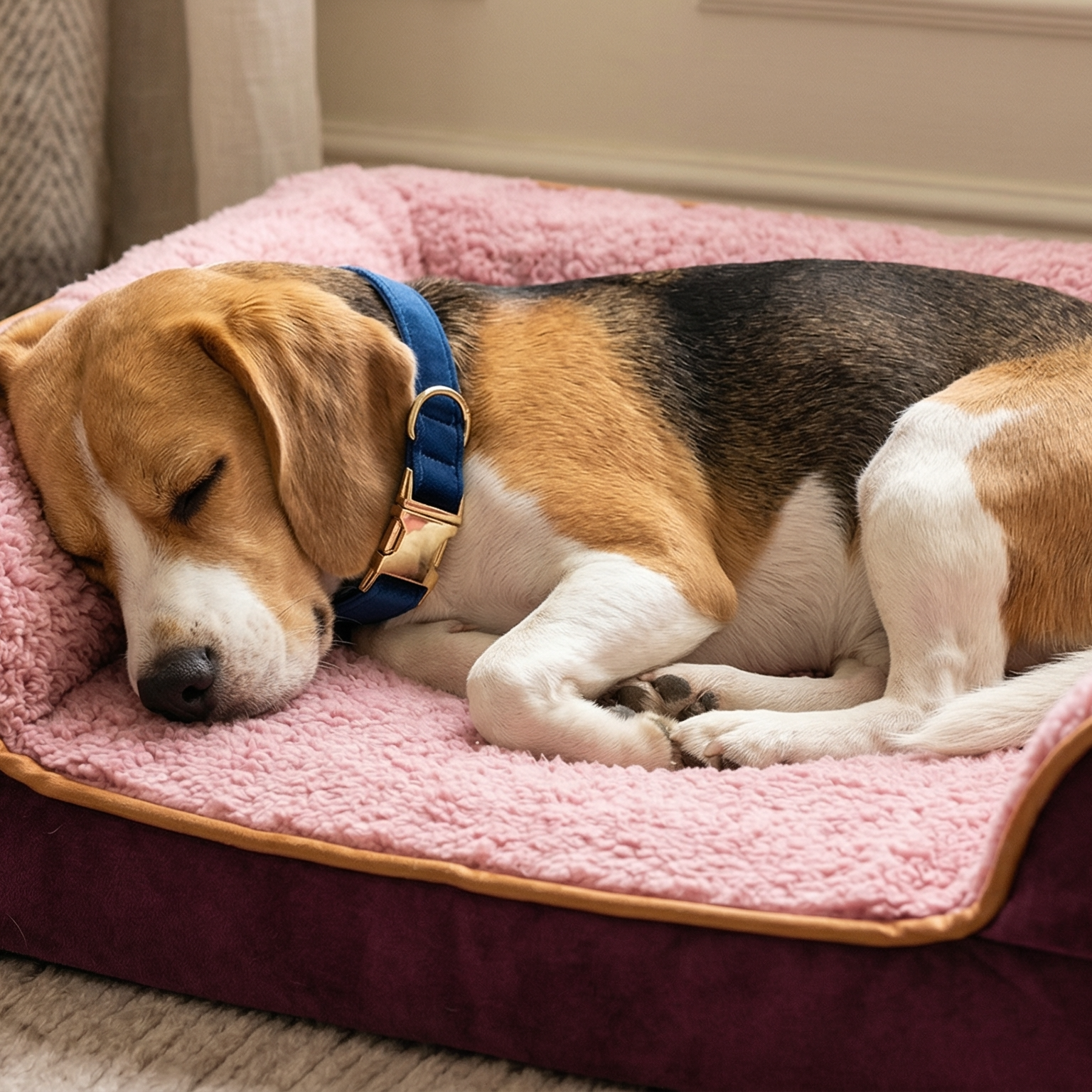 Buckskin Breathable Plush Sofa Pet Bed