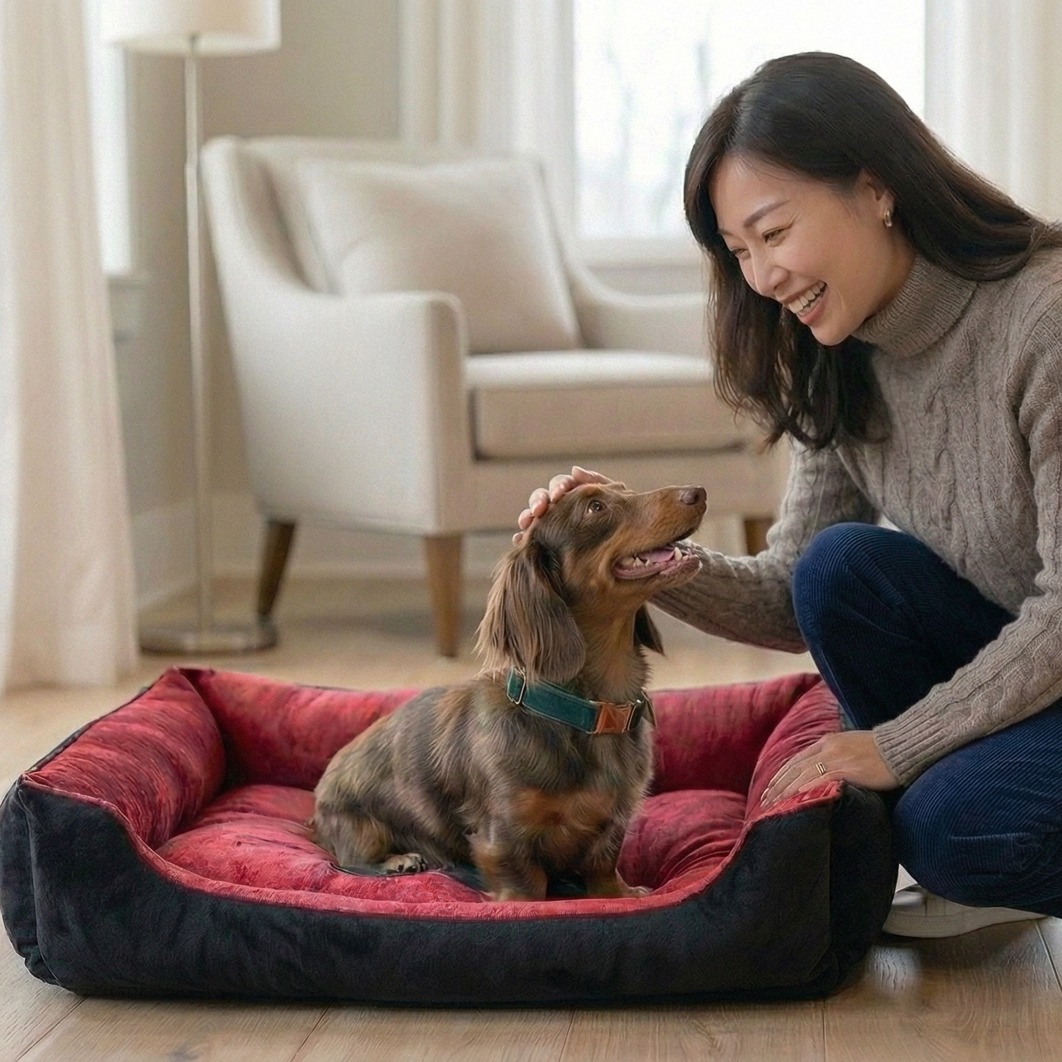 Cosy Nest Candy Kennel Large Pet Bed