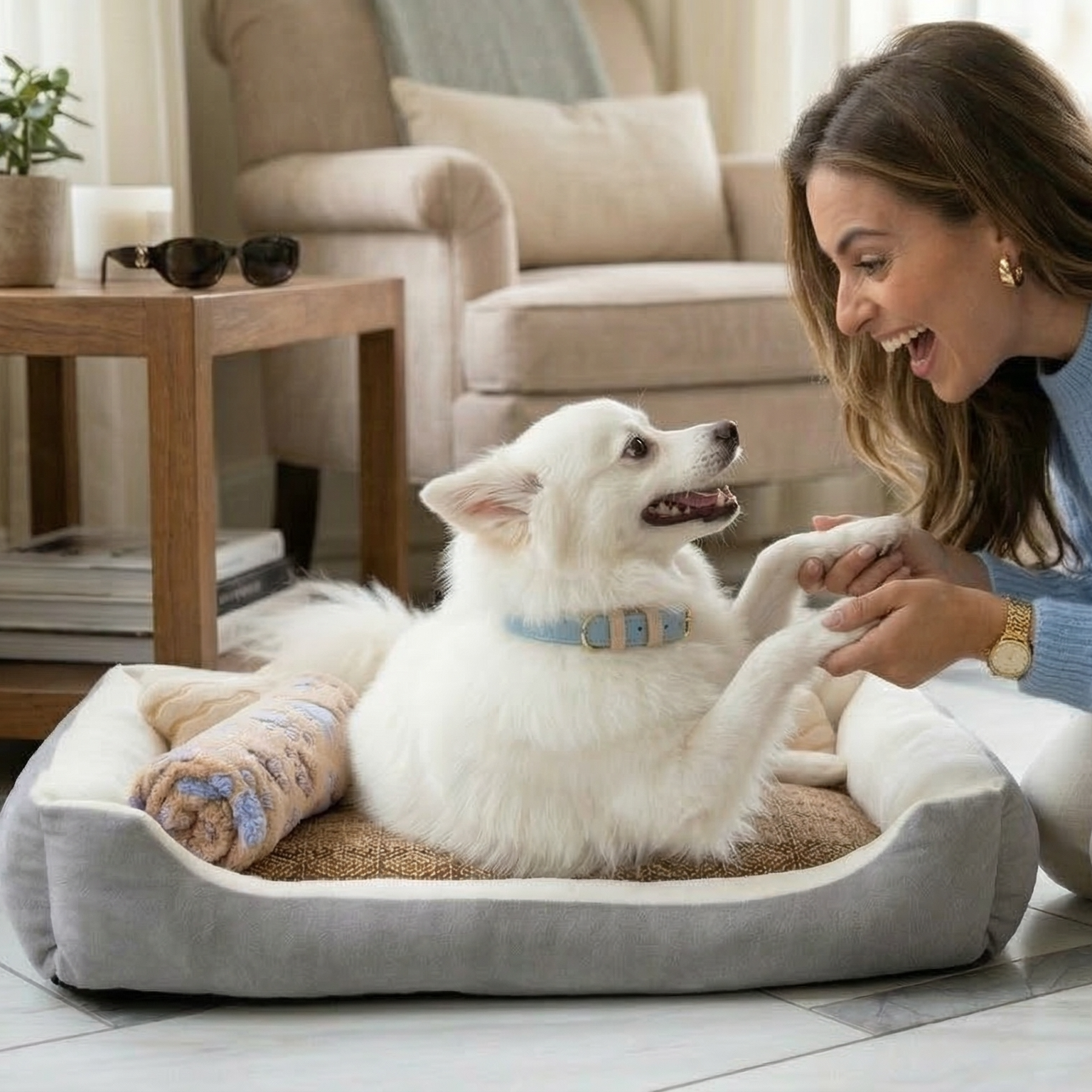 Soft Oxford Fabric Cotton Cushion Kennel Pet Bed