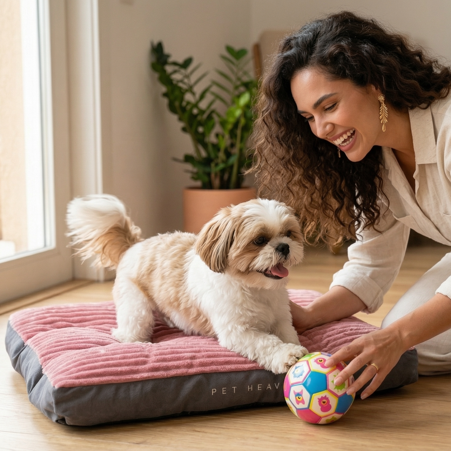 Corduroy Cotton Oversized Pet Mat