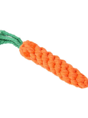 Handknit Braided Carrot Rope Chew Toy
