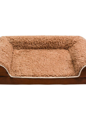 Buckskin Breathable Plush Sofa Pet Bed