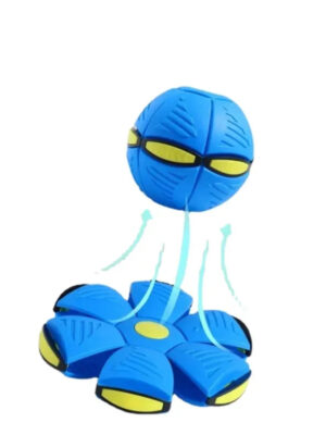 UFO Flat Throw Disc Ball Dog Toy