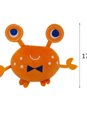 Squeaky Fleece Animal Chew Toy