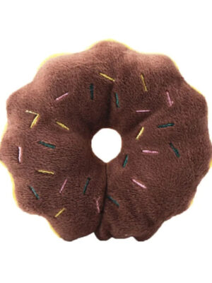 Squeaky Fleece Chow Chew Dog Toy
