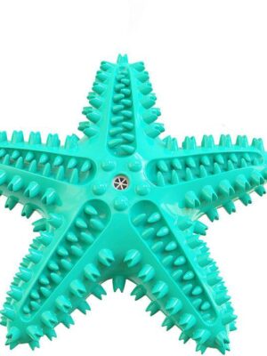 Squeaky Starfish Chew Rubber Chew Toy