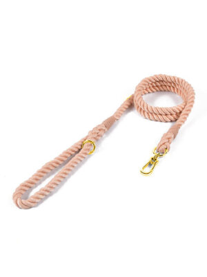 Vibrant Rainbow Cotton Rope Dog Leash
